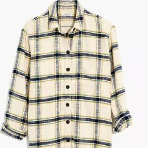 Madewell Ex-Boyfriend Shirt in Caney Plaid, small